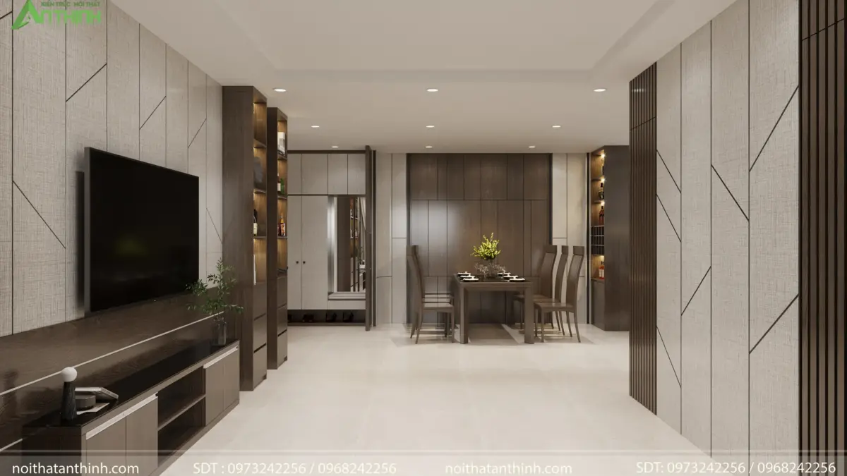 Thiết kế nội thất căn hộ anh Phương – Mễ Trì, Hà Nội